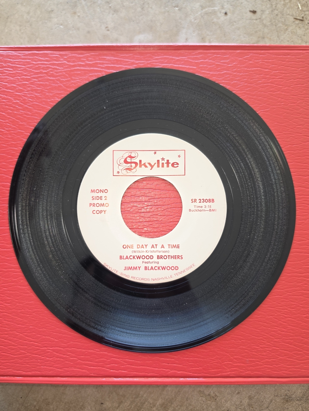 Vintage Blackwood Brothers 45 RPM Gospel Record